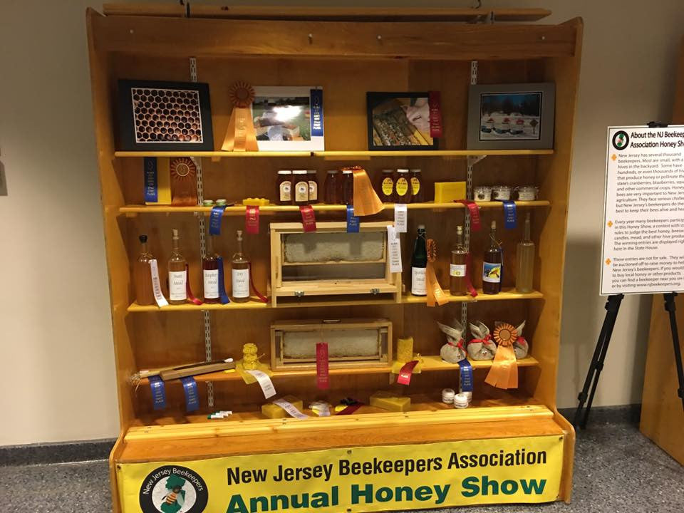 Four Awards Including Best in Cosmetics Division at 2017 New Jersey Beekeepers Association Honey Show