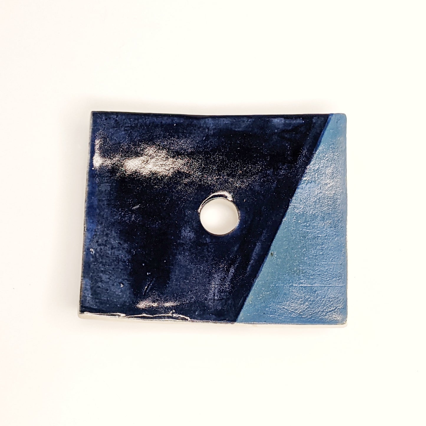 ceramic soap dish inspired by a wave of  water on the lake.